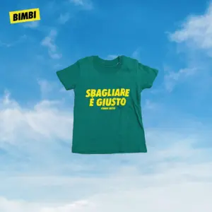 T-shirt "Sbagliare è giusto" BIMB@ - cotone bio